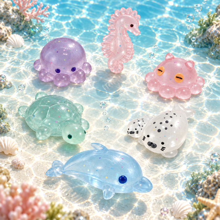 【9/19予約開始：11月末以降発送予定】ぷにっこ 海のいきものシリーズ
