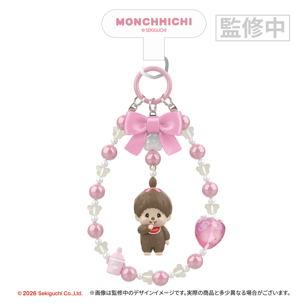 【予約商品：7月上旬発送予定】モンチッチ DECOLOOP（スマホストラップ）