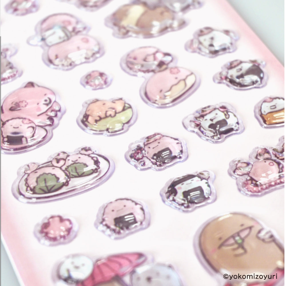 なんでもいきもの ぷくぷくドロップシール