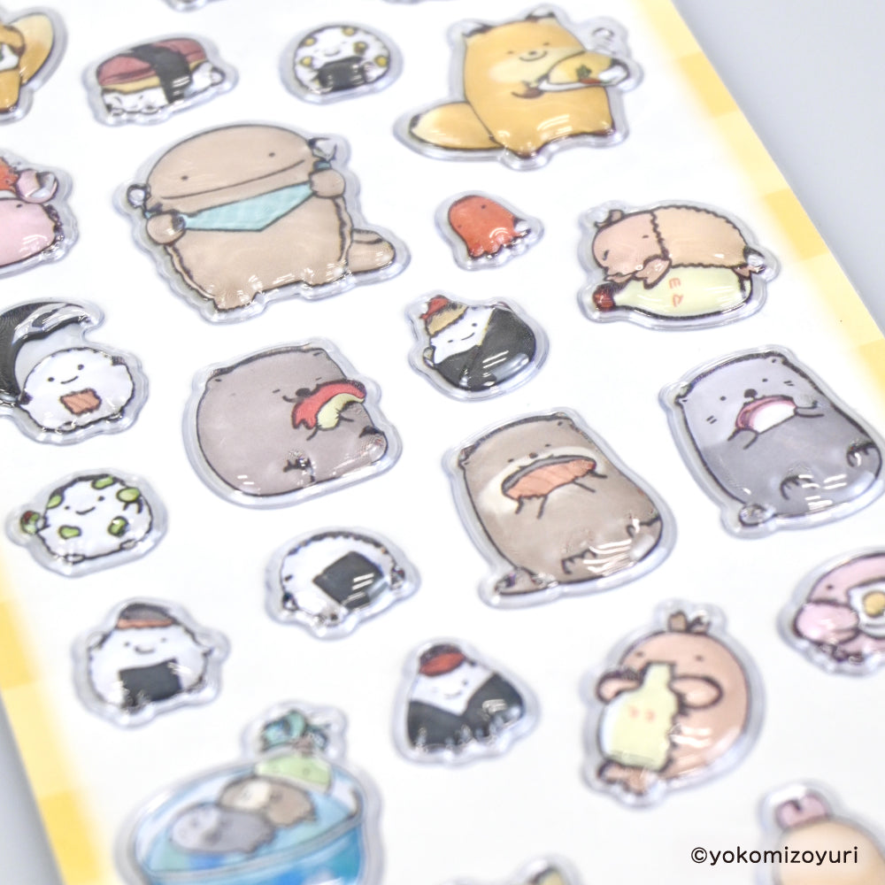 なんでもいきもの ぷくぷくドロップシール