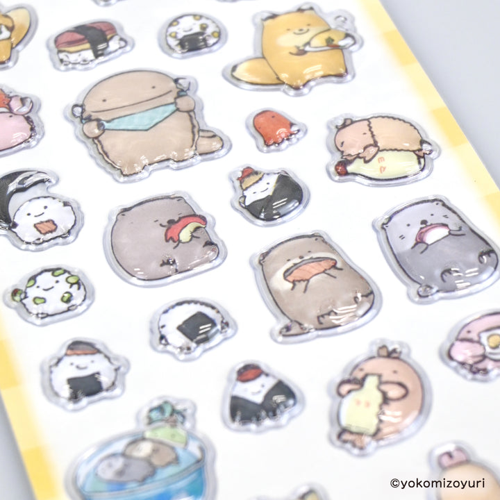 なんでもいきもの ぷくぷくドロップシール