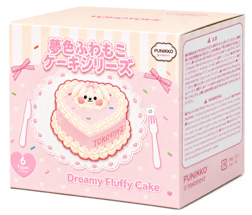 【予約品：10月上旬以降発送予定】ぷにっこ スイーツ 夢色ふわもこケーキシリーズ