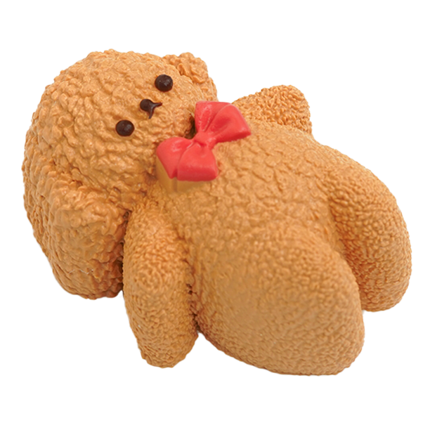 ぷにっこ 唐揚げ犬？（ぴんくりぼん／赤りぼん）