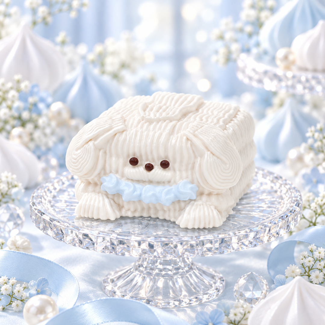 ＜9/17 20:00発売＞ぷにっこ クリーム犬メレンゲ（ピンキーちゃん／しろ）