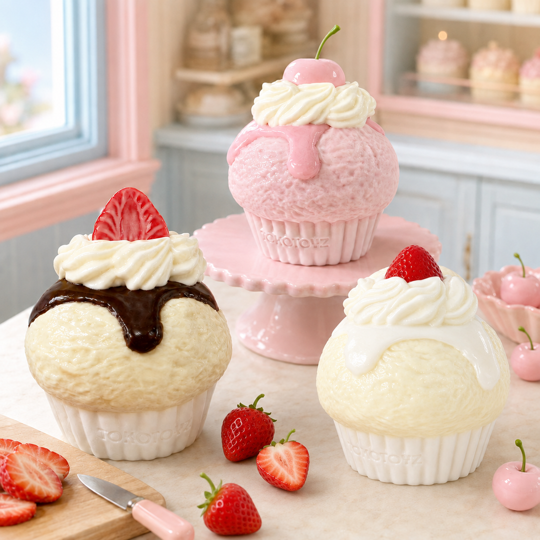 【9/5予約開始：10月中旬発送予定】ぷにっこ スイーツ カップケーキシリーズ